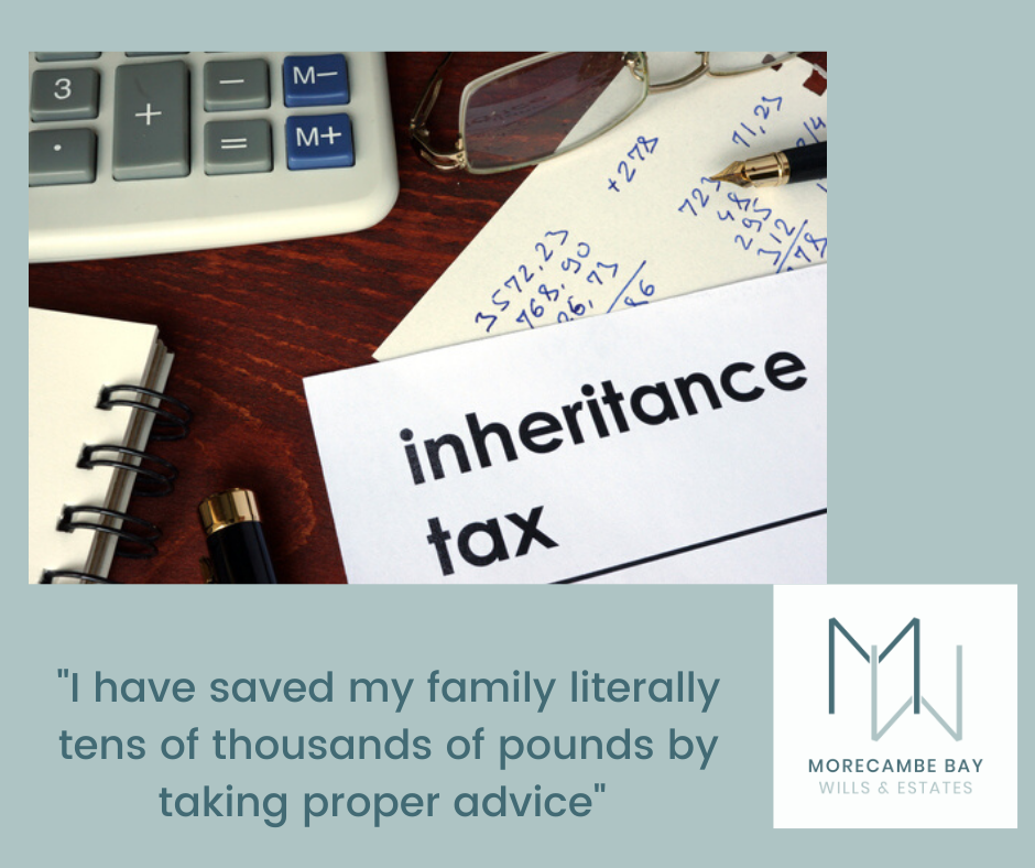 Morecambe Bay Wills explains Inheritance Tax