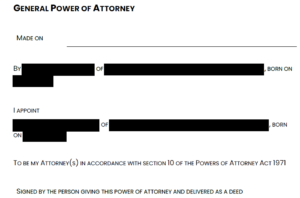 General Power of Attorney