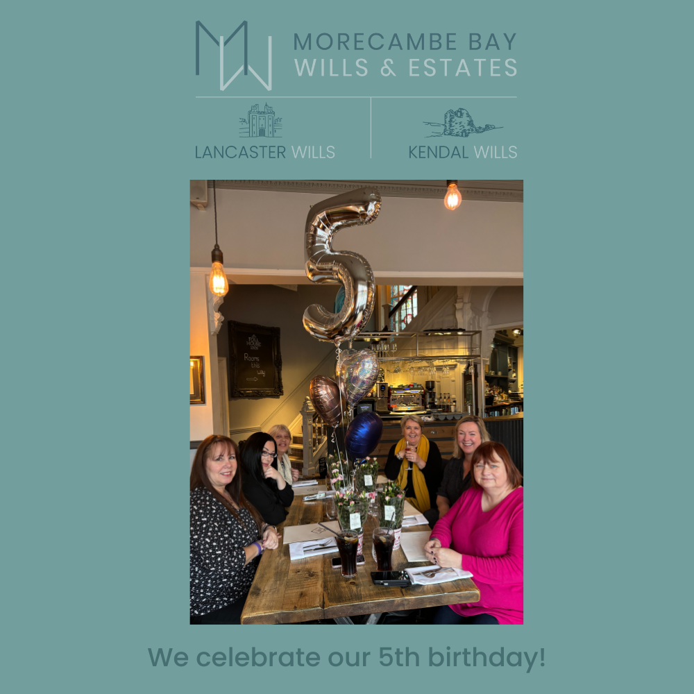 Morecambe Bay Wills celebrates 5 years